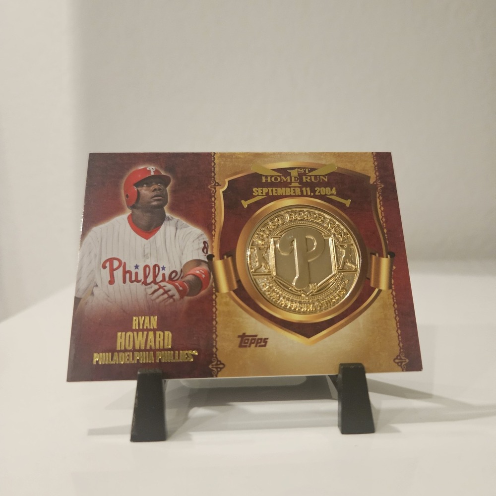 2015 Topps First Home Run Medallions Ryan Howard #FHRM-RH Philadelphia Phillies